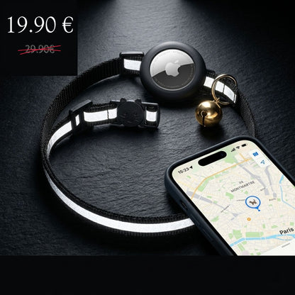 Collier Felilab™ — Retrouve ton Chat Partout, Visible la Nuit