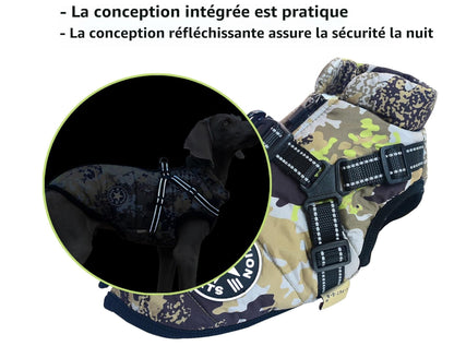 Veste Imperméable Felilab™ — Chaud, Sec et Harnais Intégré
